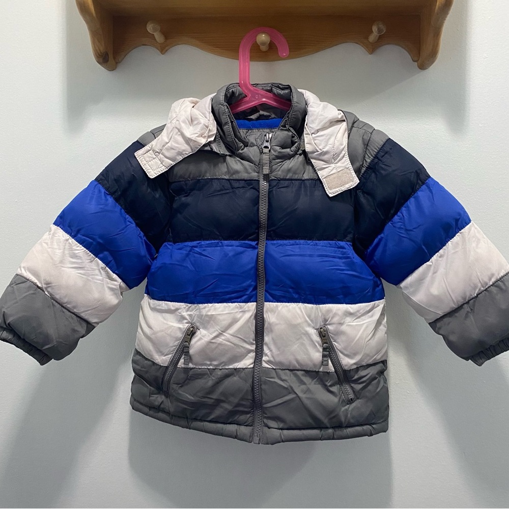 Colorblock Puffer Jacket